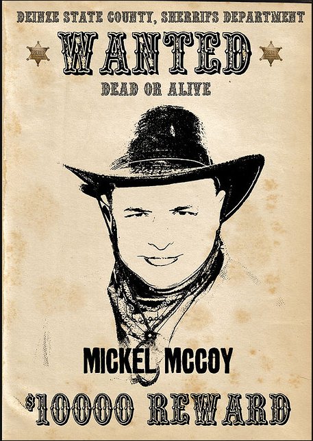 McCoy wanted poster