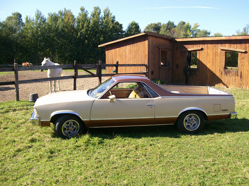 El Camino (car in front, truck in back)
